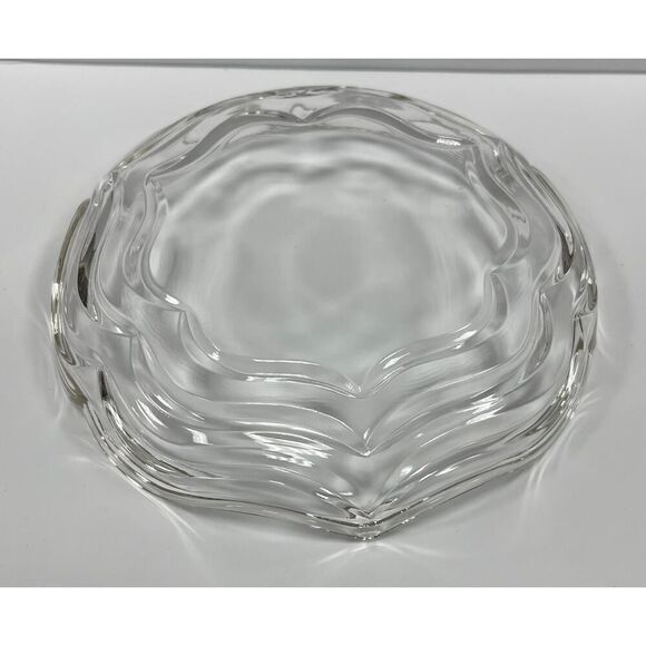 Tiffany & Co. Glass Low Serving Dish.0 - Picture 2 of 5